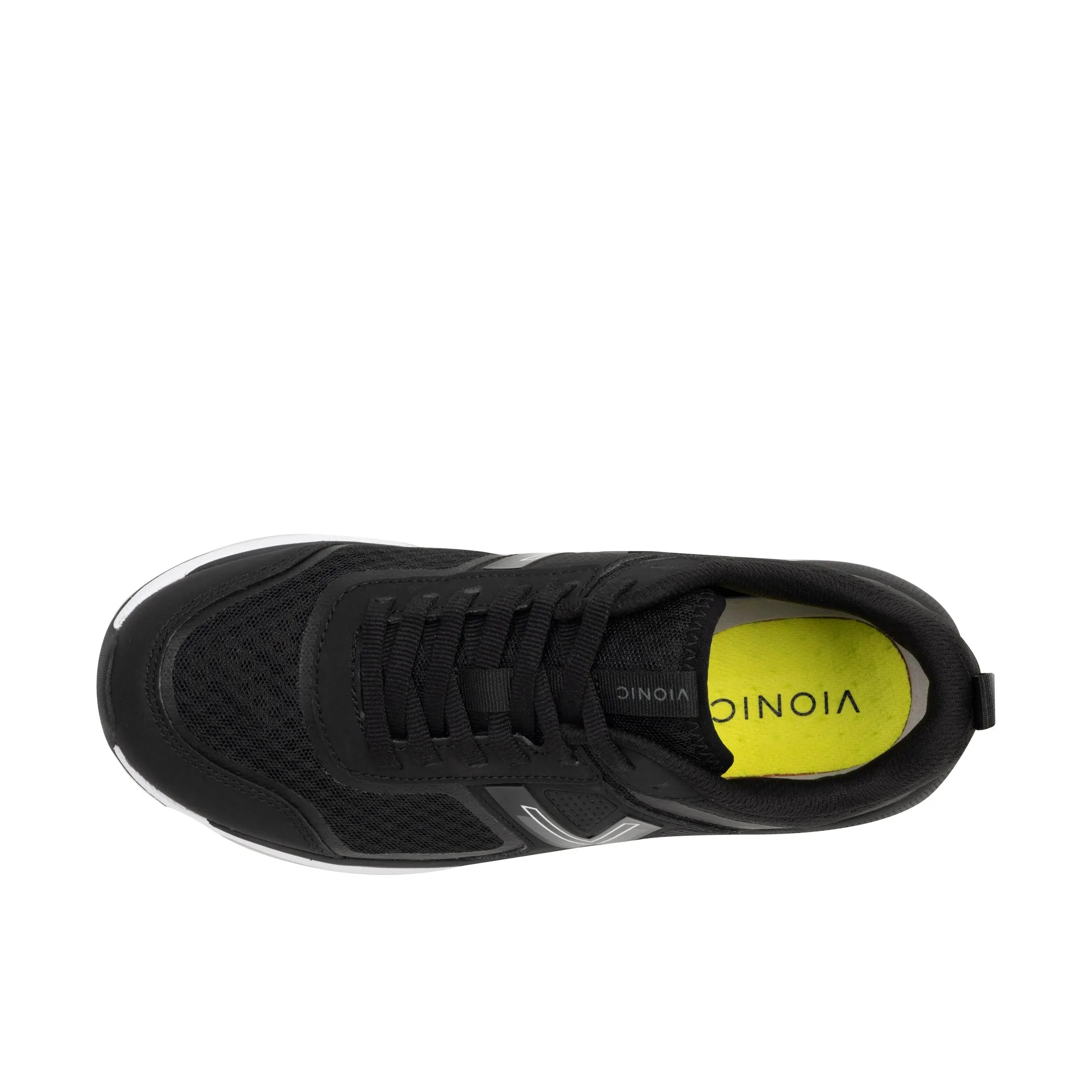 Vionic Womens Walk Strider Black Charcoal